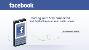 facebook- "Stay Connected"