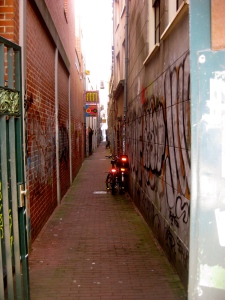 A cool alley I stopped to caputre (against my friends' will)